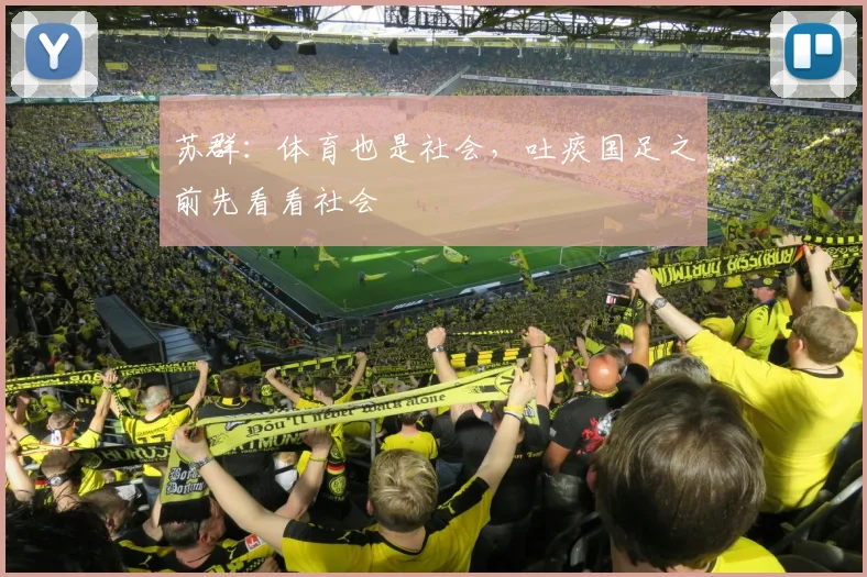 苏群：体育也是社会，吐痰国足之前先看看社会
